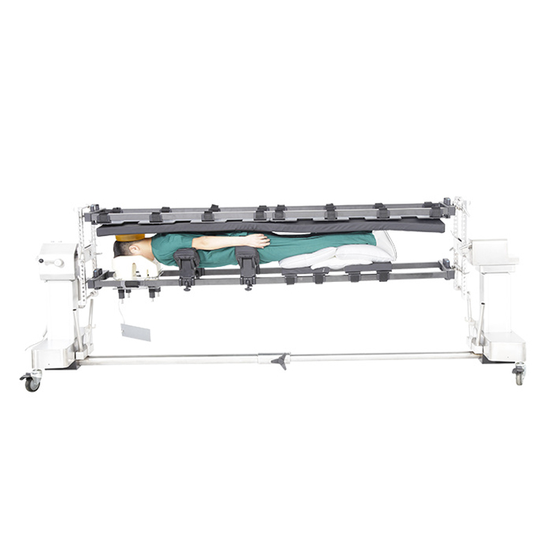 Фото Двухслойный операционный стол Jackson для позвоночника с двойной колонной, хирургический стол с рамой Jackson для операций на позвоночнике