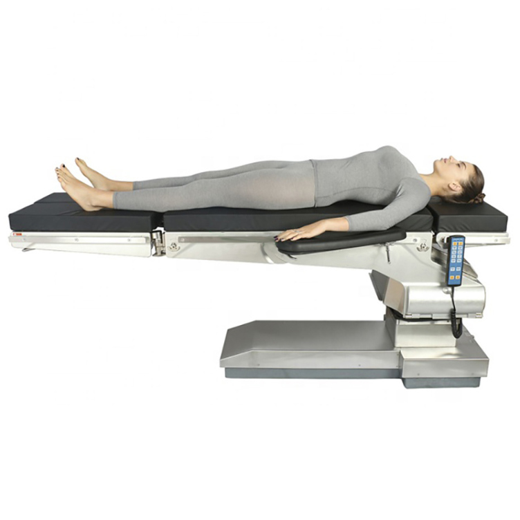 Фото 4-секционный операционный стол для G-Arm, ортопедический хирургический стол из углеродного волокна для C-Arm